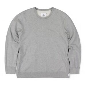Reigning Champ Sweatshirt Mens XL Gray Crewneck Pullover Athletic 100% Cotton